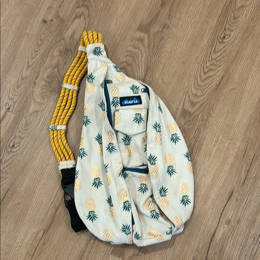 KAVU Pineapple Print Rope Bag